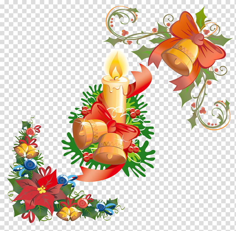Christmas Bell, Santa Claus, BORDERS AND FRAMES, Christmas Day, Jingle Bell, Snowflake, Christmas Decoration, Plant transparent background PNG clipart