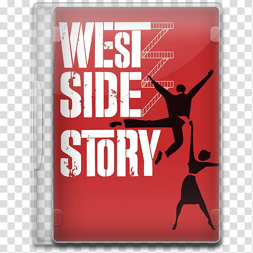 Movie Icon Mega , West Side Story, West Side Story DVD case art transparent background PNG clipart