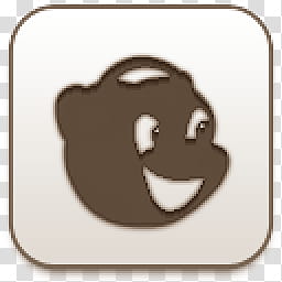 Albook extended sepia , bear head file icon folder transparent background PNG clipart