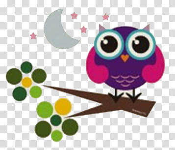 O Owls, purple and pink owl transparent background PNG clipart