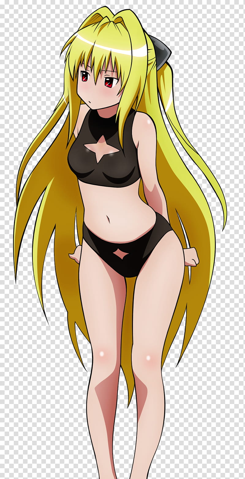 Yami Bikini, girl anime character transparent background PNG clipart