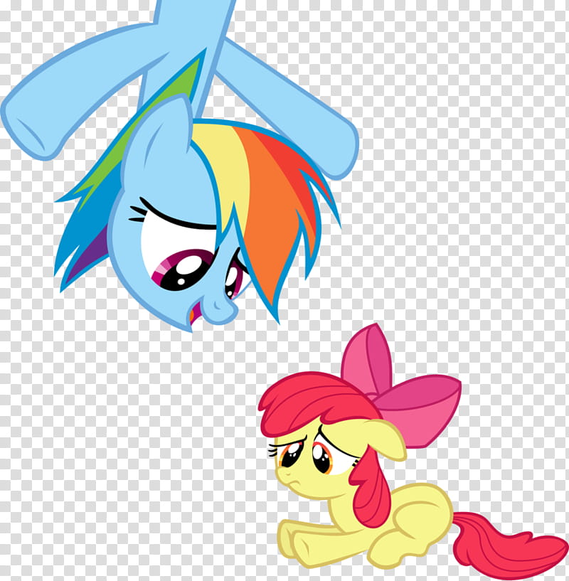 Why so gloom Apple Bloom? transparent background PNG clipart