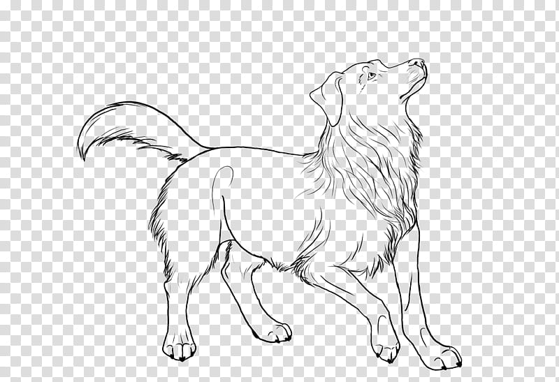 FREE dog line art, black dog outline transparent background PNG clipart