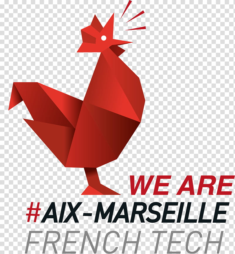 Chicken, French Tech, Aixmarseille University, Logo, Aixenprovence, Regions Of France, Connection, Red transparent background PNG clipart