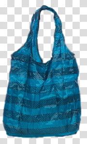 LightBlue Blue Bags, blue striped beach bag transparent background PNG clipart