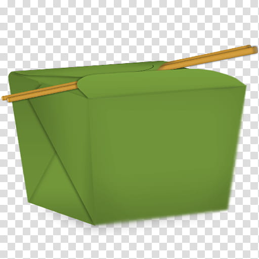 Take out Chinese icons, Take out chinese, green food box and chopsticks transparent background PNG clipart