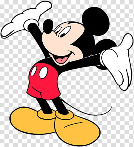 Mickey Mouse wants to say Hi to you! transparent background PNG clipart