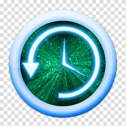 Travel Blue, Time Machine, Time Travel, Past, Backup, Symbol, Apple, Computer transparent background PNG clipart
