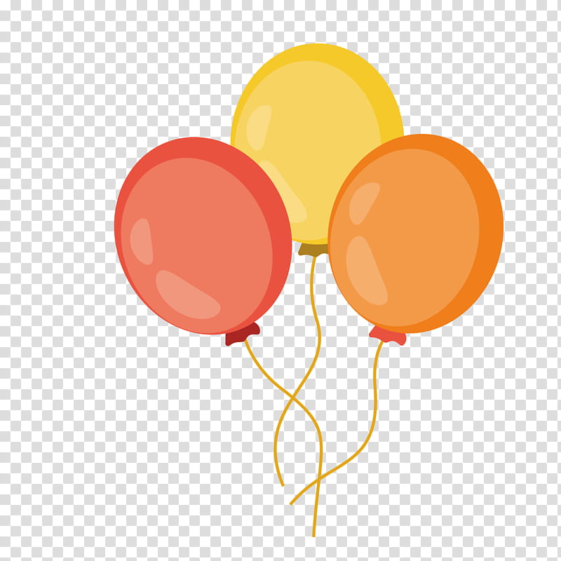 Balloon Party, Education
, Film, Orange transparent background PNG clipart