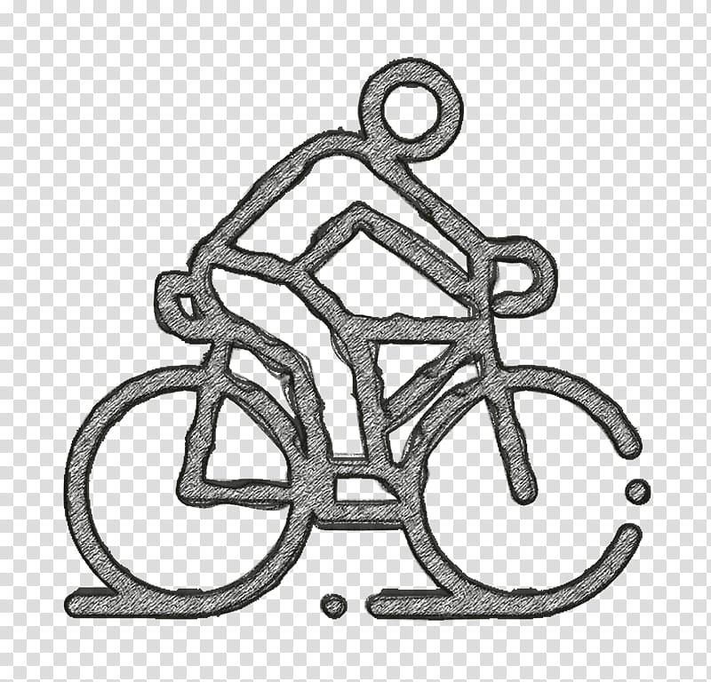 Bicycle icon Bike icon, Auto Part, Silver, Line Art, Vehicle, Metal transparent background PNG clipart