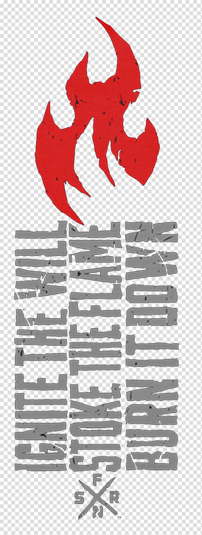 SETH ROLLINS IGNITE THE WILL LOGO  transparent background PNG clipart