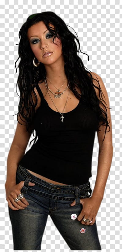 Hair, Christina Aguilera, Black Hair, Model, Stripped, Hairstyle, Beautiful, Beauty transparent background PNG clipart