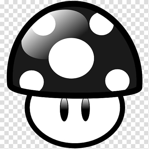 Magic Mushroom s, black icon transparent background PNG clipart