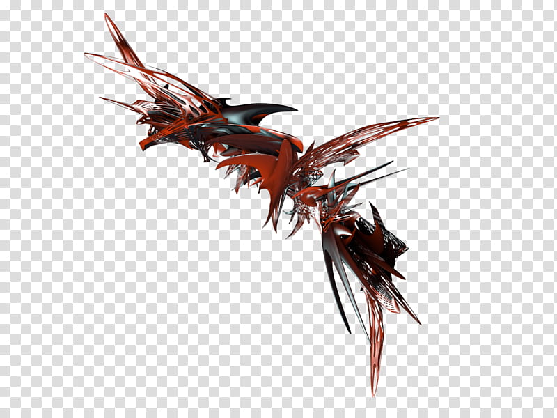 red and black raven art transparent background PNG clipart