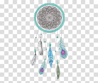 blue and gray pendant art with feather illustration transparent background PNG clipart