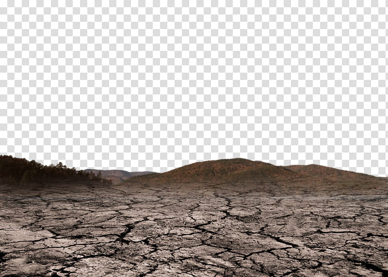 Mountain cracked Earth NO Sky Brown , barren wasteland transparent background PNG clipart