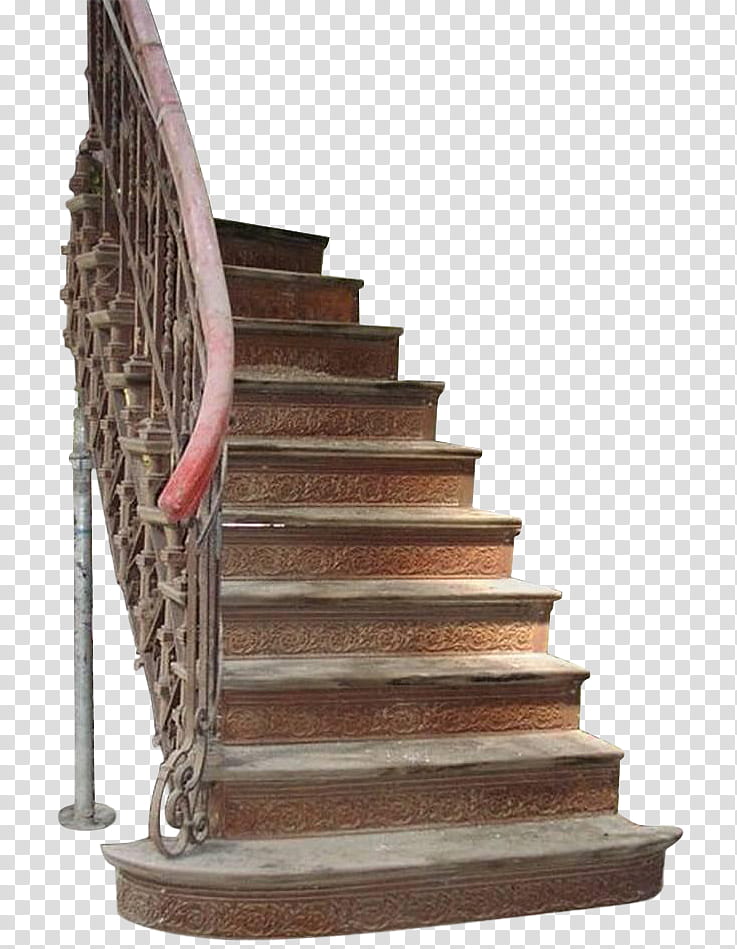 One Step Away, brown stairs transparent background PNG clipart