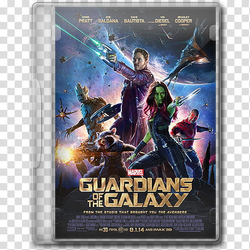 Guardians of the Galaxy  Folder Icons, dvdcover transparent background PNG clipart