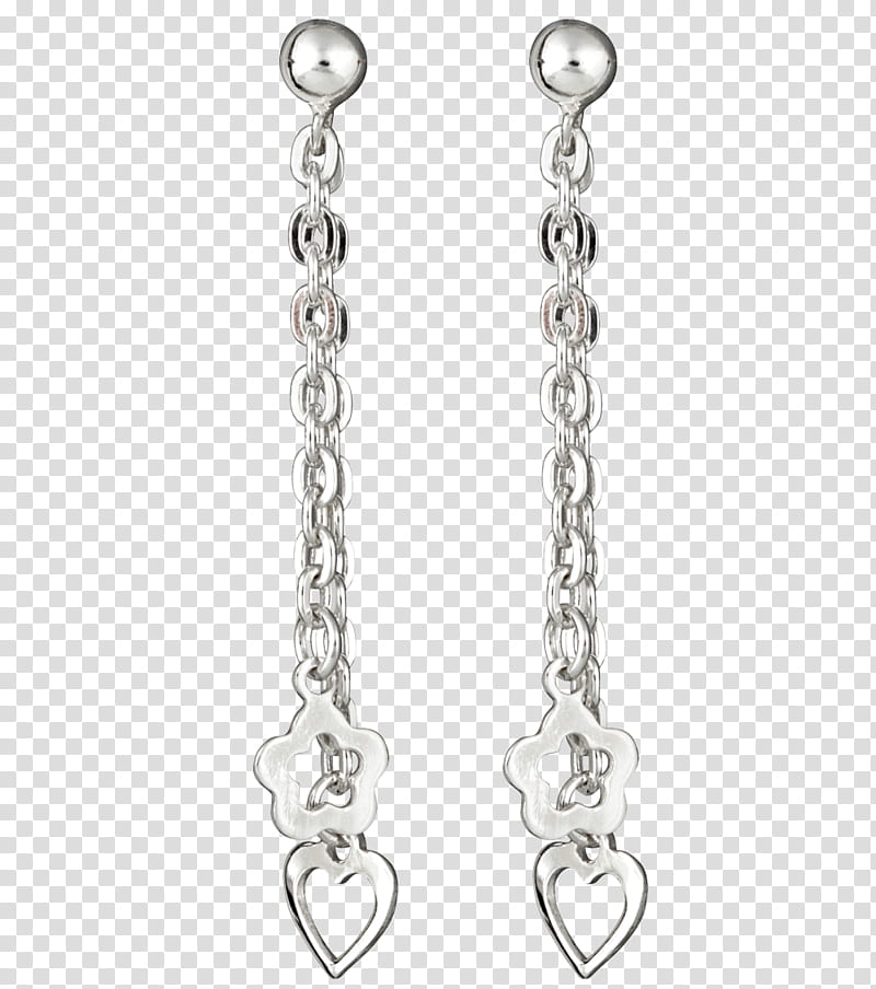 two silver-colored chain jewelries transparent background PNG clipart