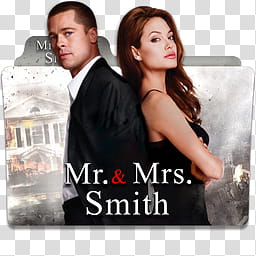 Movie Collection Folder Icon Part , Mr.& Mrs. Smith_x transparent background PNG clipart