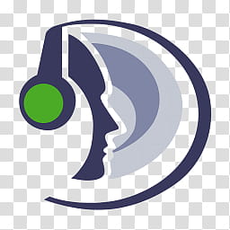 Teamspeak Dock Icon, Teamspeak Logo, black and gray logo transparent background PNG clipart