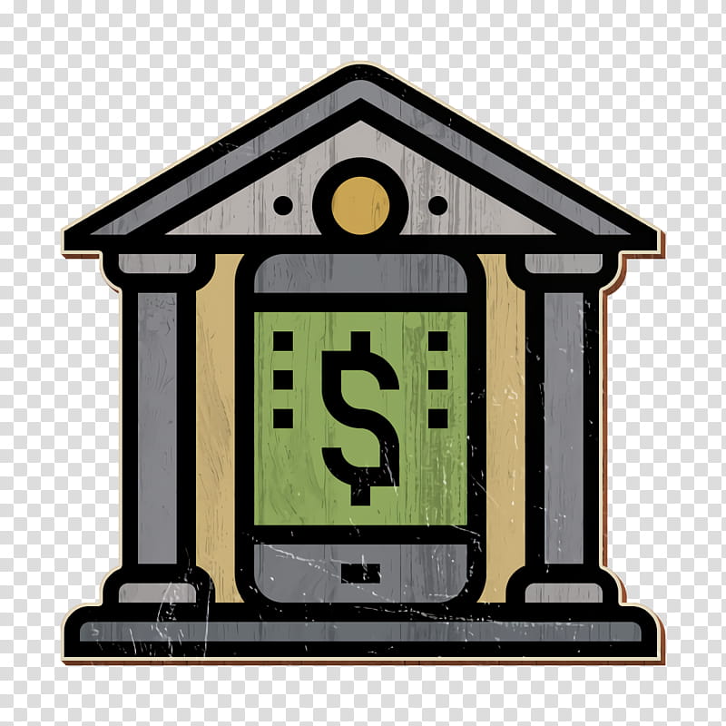 Fintech icon Online banking icon Digital Banking icon, Clock, Wall Clock transparent background PNG clipart
