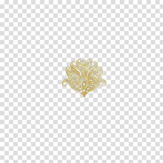 Metal, Earring, Body Jewellery, Yellow, Beige, Pearl, Leaf, Brooch transparent background PNG clipart