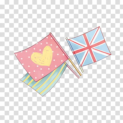 , three flag illustrations transparent background PNG clipart