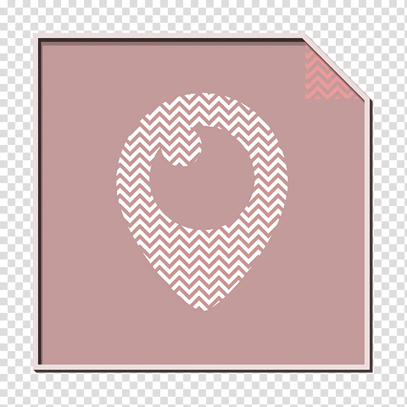 brand icon logo icon media icon, Periscope Icon, Social Icon, Heart, Pink, Brown, Circle, Beige transparent background PNG clipart