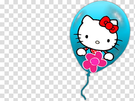 Globos Hello Kitty transparent background PNG clipart