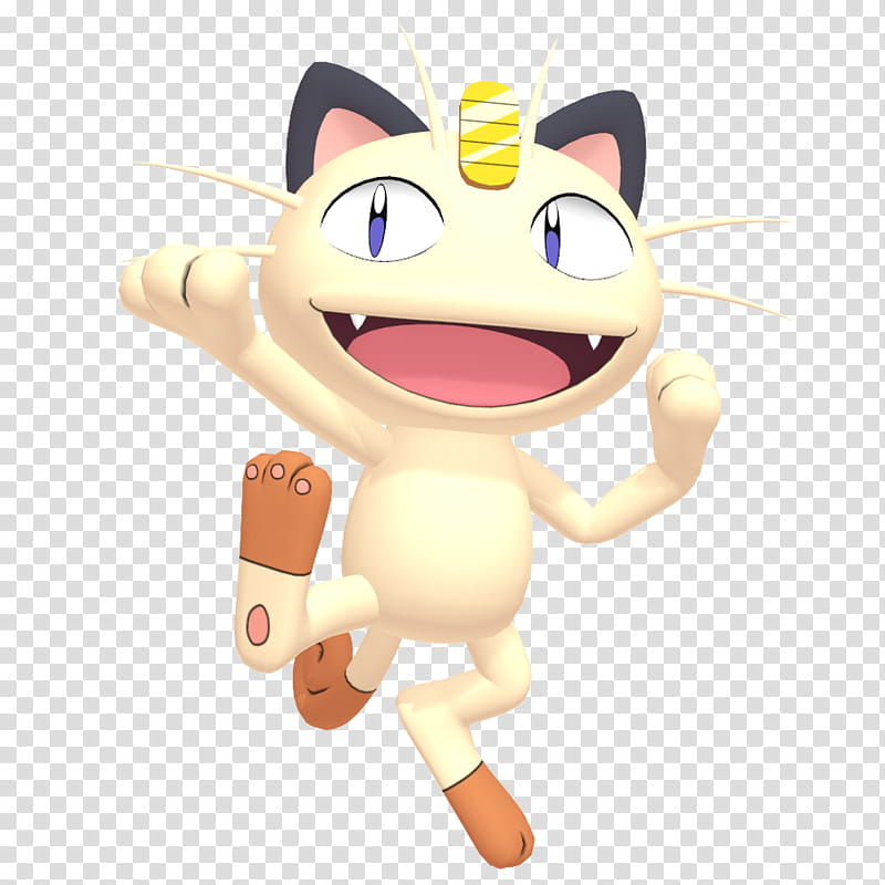 MMD Meowth Preview transparent background PNG clipart