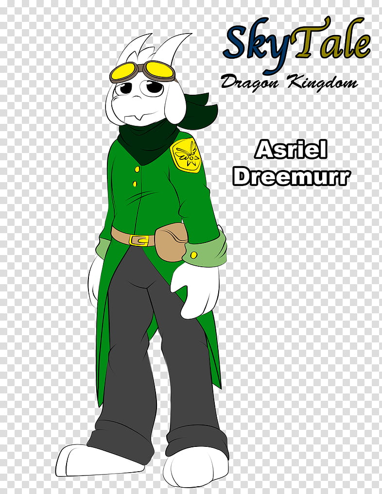 skytale concep Asriel Dreemurr transparent background PNG clipart