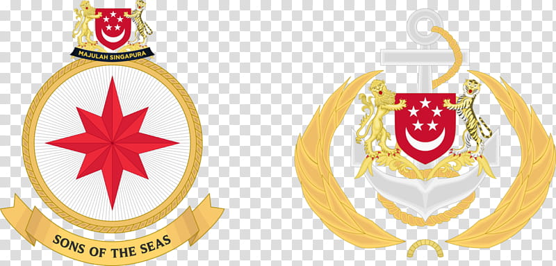 Sg reimagined, Singapore Navy crest and badge transparent background PNG clipart