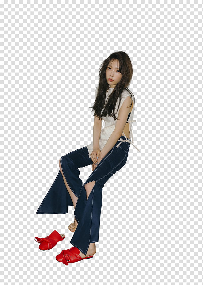 TAEYEON MY VOICE P, woman in white top transparent background PNG clipart