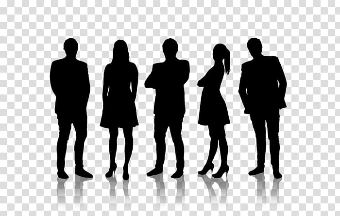Group Of People, Black, Silhouette, Person, Human, White, Social Group, Advertising transparent background PNG clipart