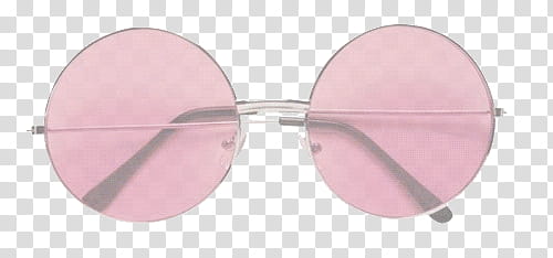 III, round pink sunglasses with silver frames transparent background PNG clipart