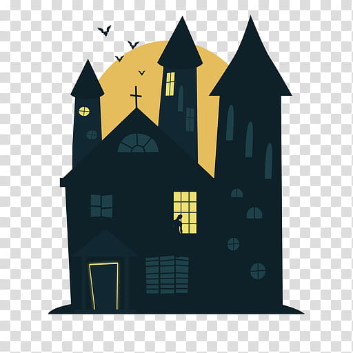 Haunted House, Halloween , Haunted Attraction, Ghost, Castle, Architecture, Steeple, Building transparent background PNG clipart