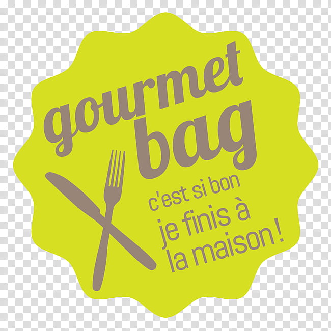 Restaurant Logo, Foam Food Container, Bag, France, Waste, Foodservice, Gourmet, Text, Yellow transparent background PNG clipart