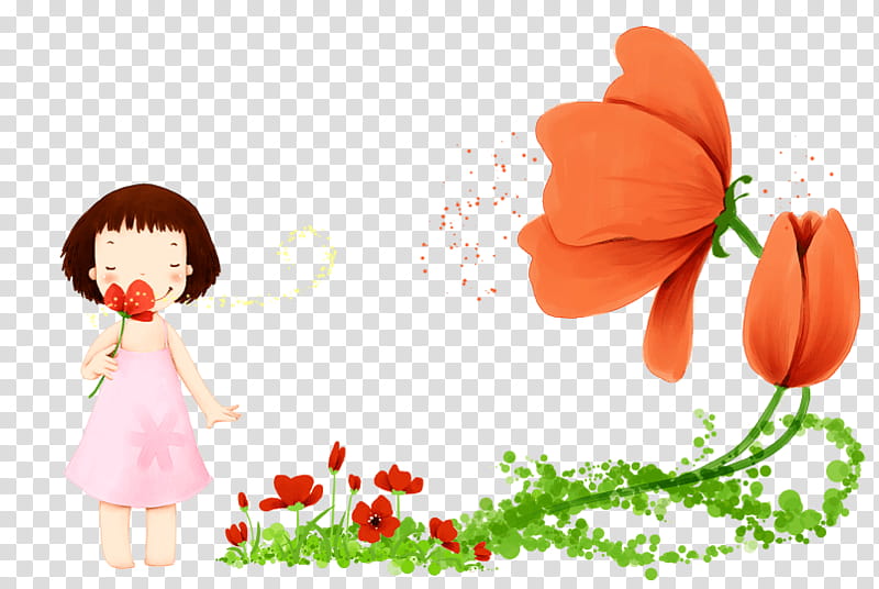 Cartoon Nature, Flower, Flower Bouquet, Child, Drawing, Cartoon, People In Nature, Child Art transparent background PNG clipart