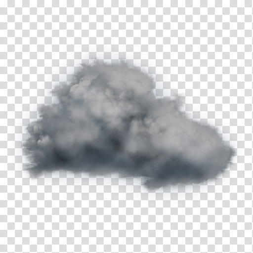 The REALLY BIG Weather Icon Collection, cloudy-dark transparent background PNG clipart