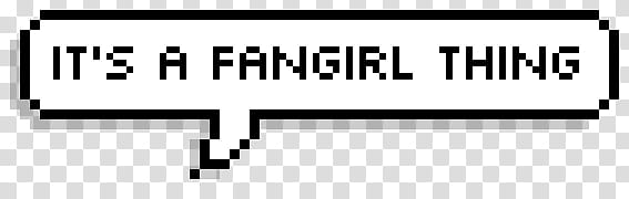 it's a fangirl thing text transparent background PNG clipart