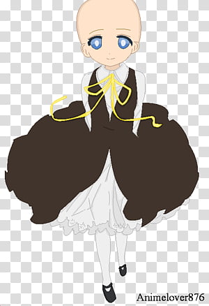 Dress .:Base:., Maid Base anime character transparent background PNG  clipart