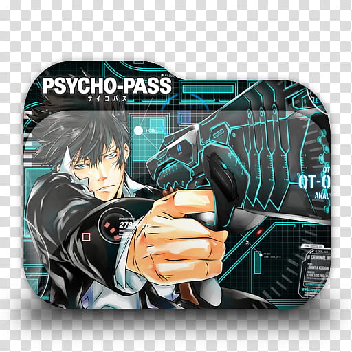 Psycho Pass Anime Folder Icon, Psycho-Pass transparent background PNG clipart
