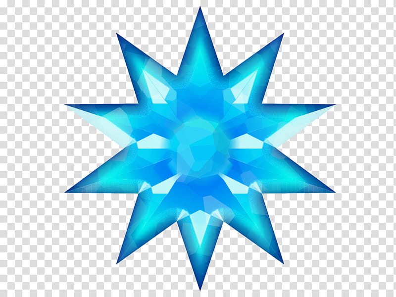 Cristal snowflakes , blue and white star decor transparent background PNG clipart