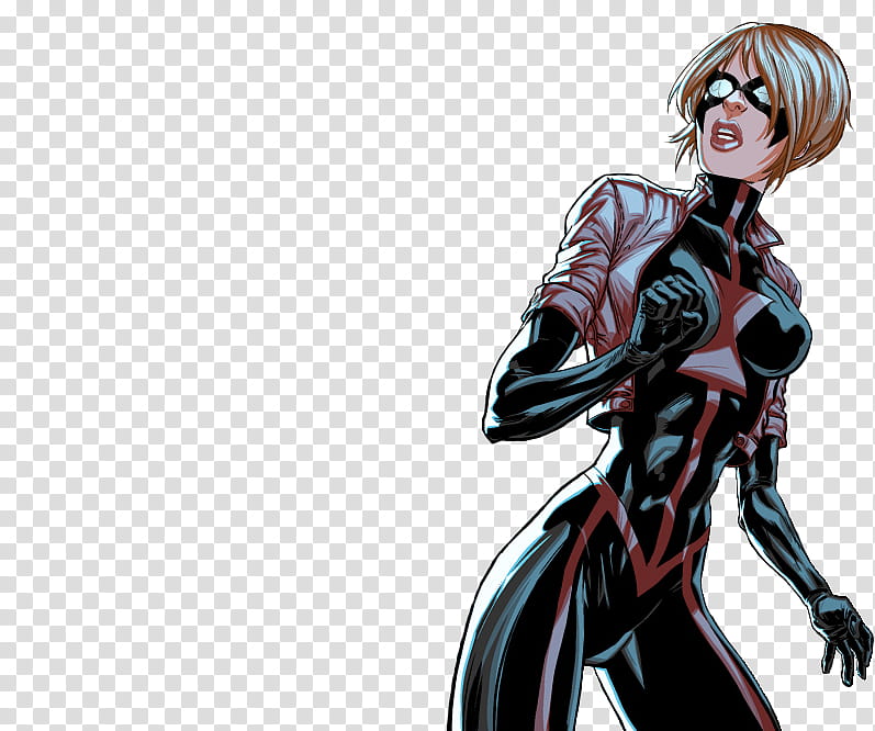 Black Widow Ultimate Spider Woman transparent background PNG clipart