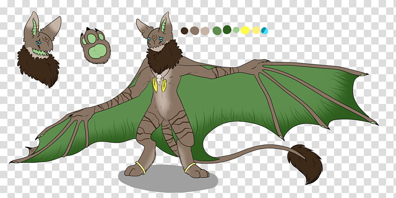 Female Floofy Bat Adopt , Forest Green, SOLD transparent background PNG clipart