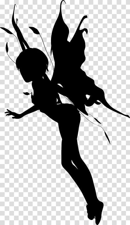 Fairy Athletic Dance Move, Silhouette, Drawing transparent background PNG clipart
