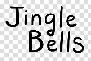 CHRISTMAS, jingle bells text transparent background PNG clipart