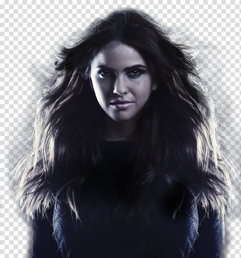 Shelley Hennig, woman wearing black shirt transparent background PNG clipart