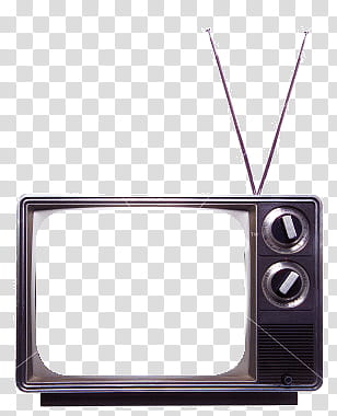 TV s, black CRT television illustration transparent background PNG clipart